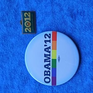 Official Campaign Obama '12 Button